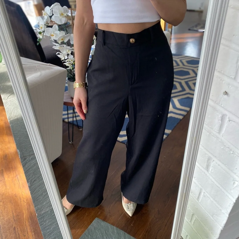 MICHAEL KORS Black Elegant Wide Leg Trouser! 🖤